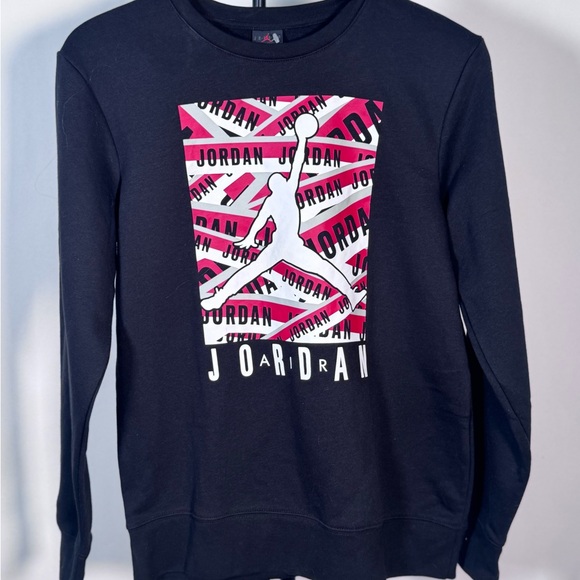 Jordan Other - NWT Jordan Black Sweater Bold Graphic Design